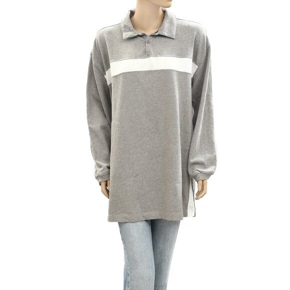 Gola x Anthropologie Team Jersey Mini Dress Floral Graphic Striped M NWT 276506 - Picture 6 of 10